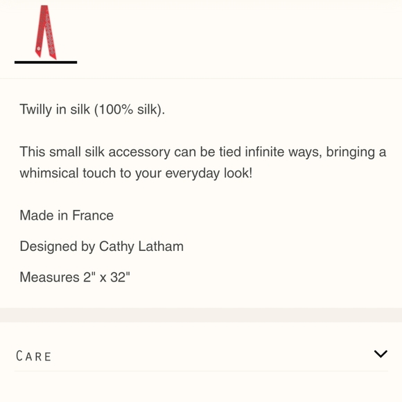 Hermes three graces twilly - Picture 3 of 5